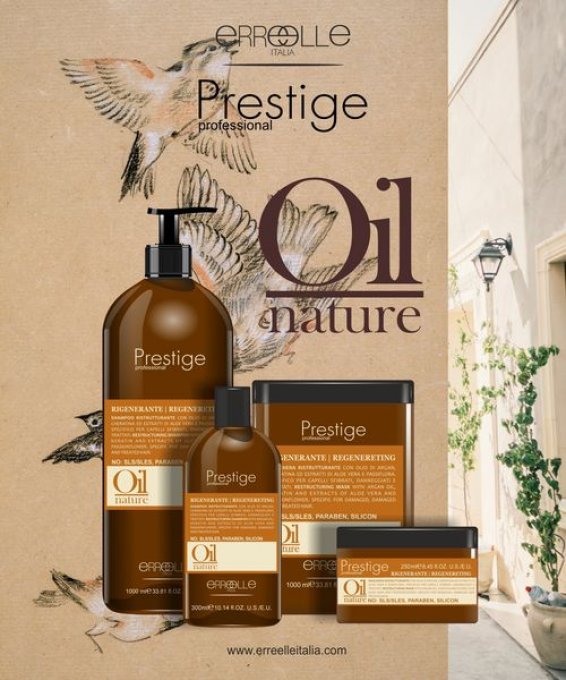 Shampoing OIL NATURE à l,huile d'argan Régénérant 1litre