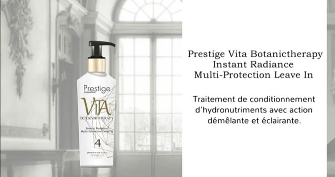 Kit 1  Prestige Vita Botanictherapy en 1 litre et 250ml