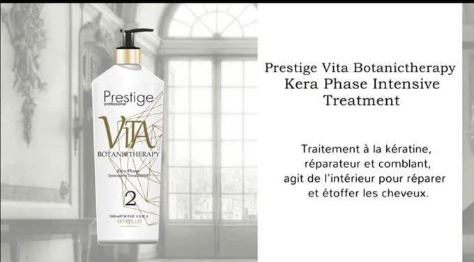 Kit 1  Prestige Vita Botanictherapy en 1 litre et 250ml