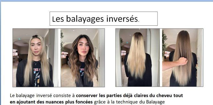 Balayages inversés
